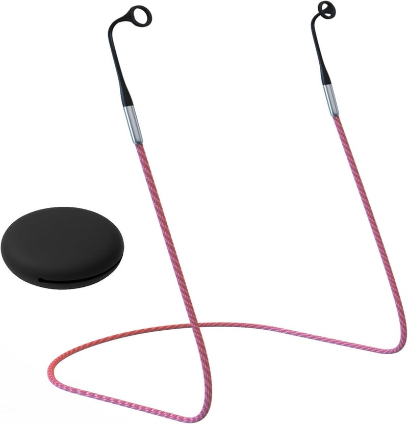 COSPARX Magnetic Connector Cord Compatible with Loop Earplugs Quiet/Engage/Experience, Storing Case Included, Magnetic Tug-Resistant Safety Lanyard Accessories (Speckled Pink 1-Pack, One Size) - Image 1